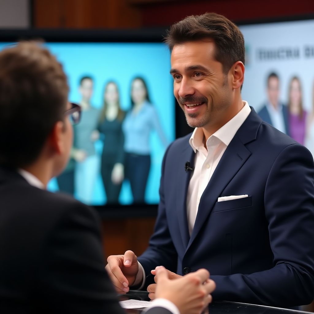 Entrevista en medio de comunicación